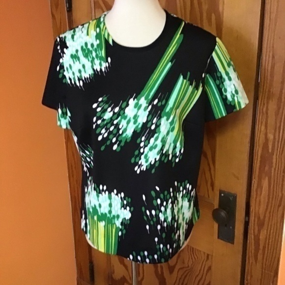 Vintage 70s bright streaks top - Picture 4 of 6